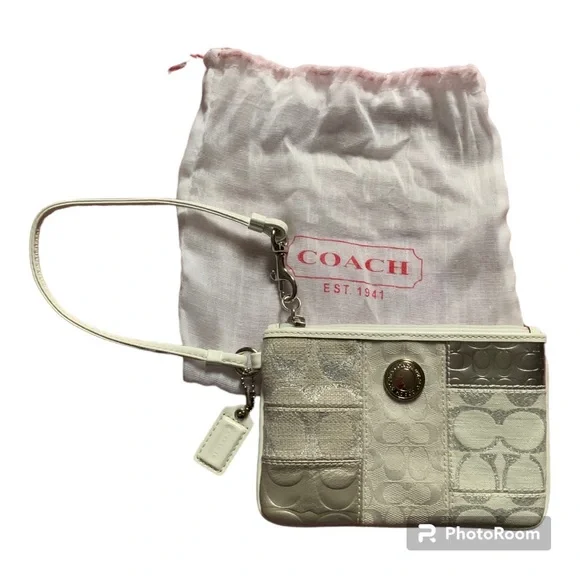 Coach | Bags | Coach Patchwork Wristlet | Poshmark